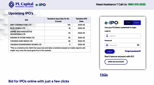 utilities.plindia.com