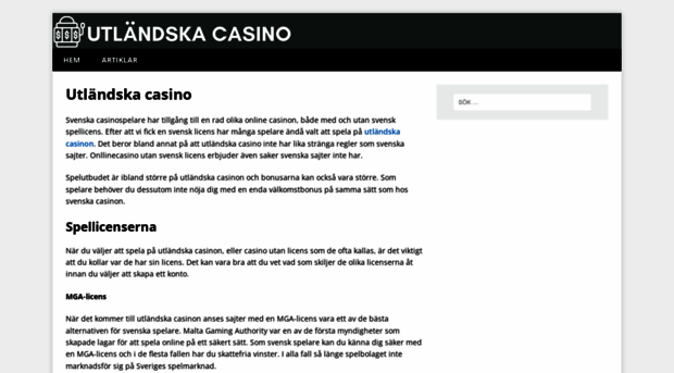 utlandskacasino.nu