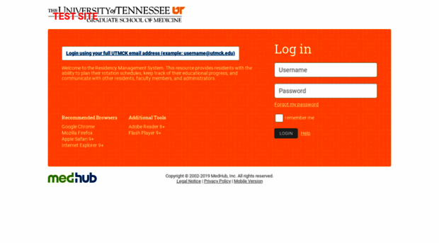 utmck-test.medhub.com