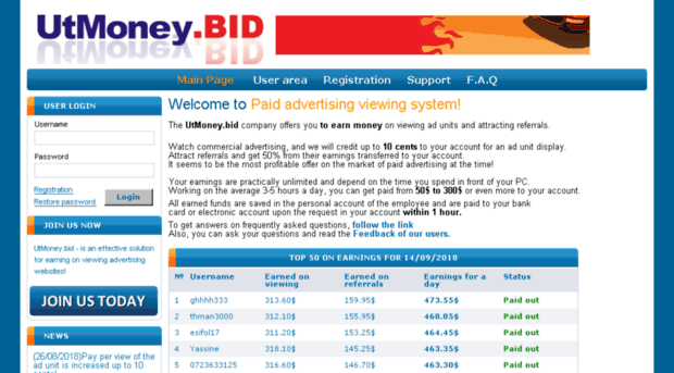 utmoney.bid