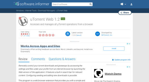 utorrent-web.software.informer.com