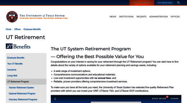 utretirement.utsystem.edu