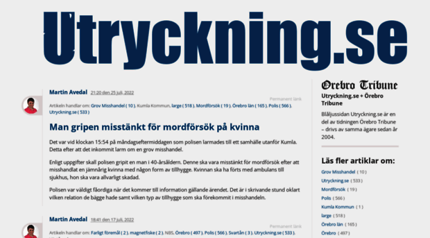 utryckning.se