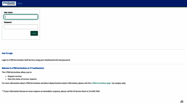 utsw.service-now.com