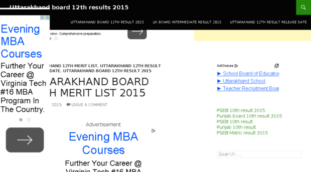 uttarakhand12thresults2015.in