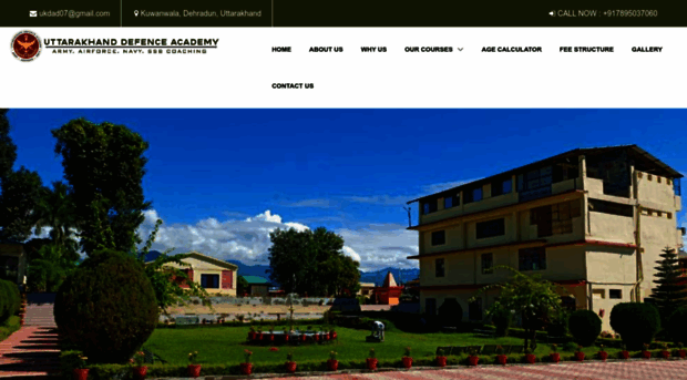 uttarakhanddefenceacademy.in