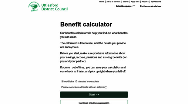 uttlesford.entitledto.co.uk