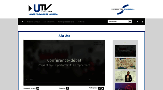 utv.unistra.fr