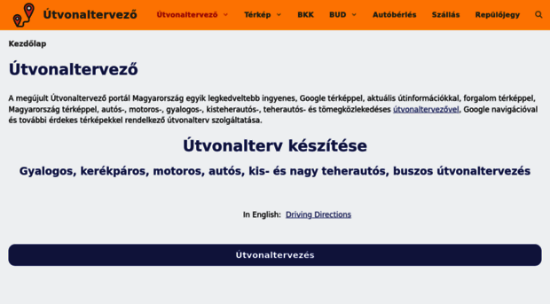 utvonaltervezo.com