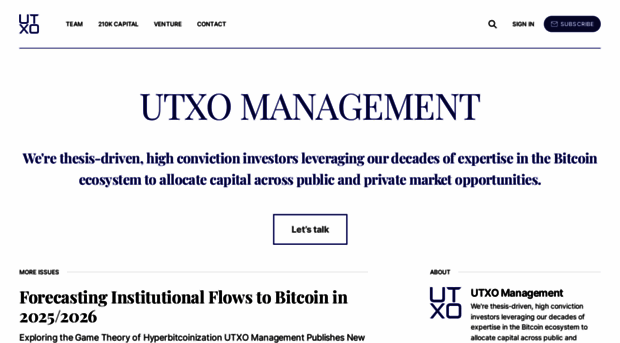 utxo.management