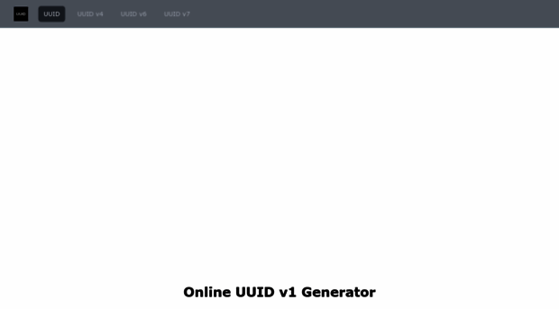 uuid-generator.xyz
