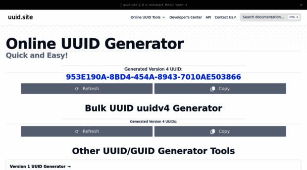 uuid.site