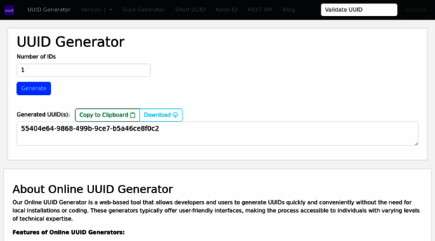 uuidgenerator.dev