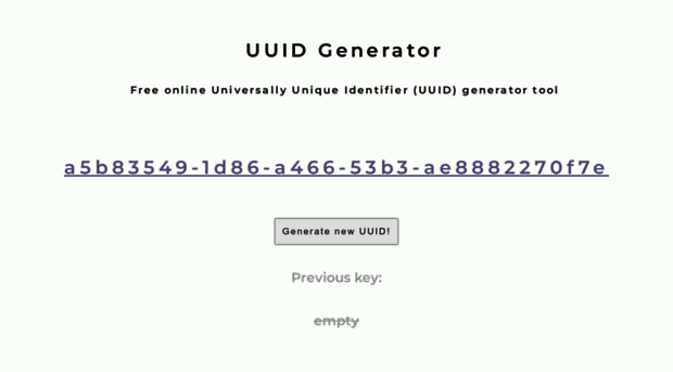 uuidgenerator.org