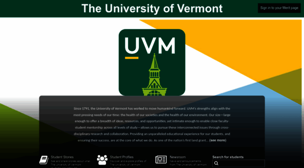 uvm.meritpages.com