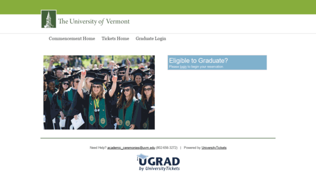 uvmcommencement.universitytickets.com