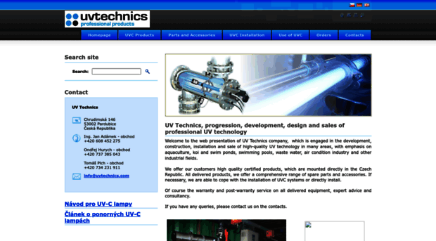 uvtechnics.com