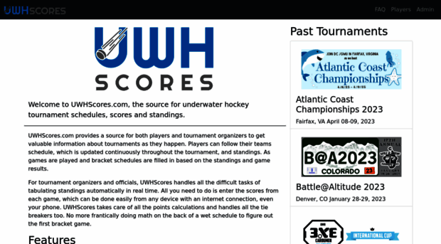 uwhscores.com