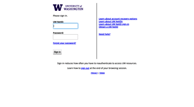 uwnetid.washington.edu