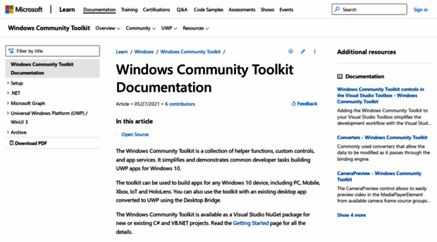 uwpcommunitytoolkit.com