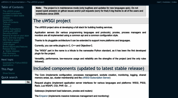 uwsgi-docs.readthedocs.org