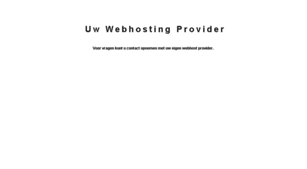 uwwebhostingprovider.nl