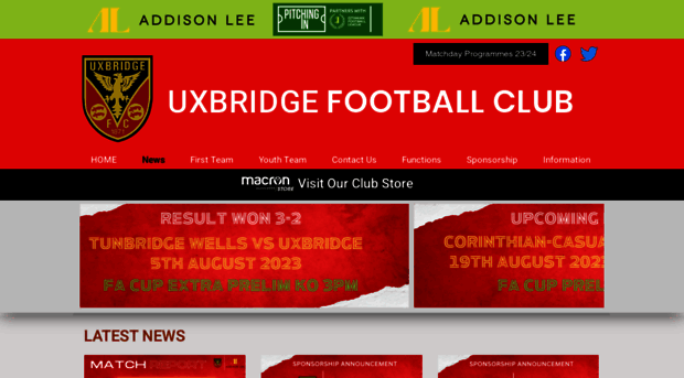 uxbridgefc.com