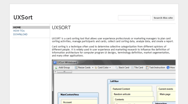 uxsort.net