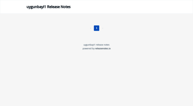uygunbayi1.releasenotes.io