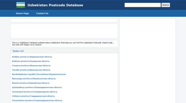 uzb.postcodelist.com