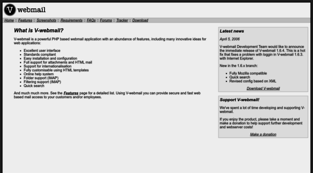 v-webmail.sourceforge.net