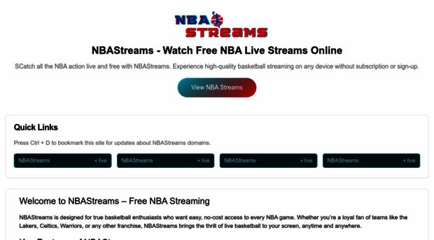 v1-nbastreams.pages.dev - NBAStreams - Watch Free NBA Li... - V1 ...