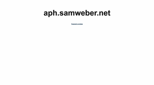 v1.samweber.net