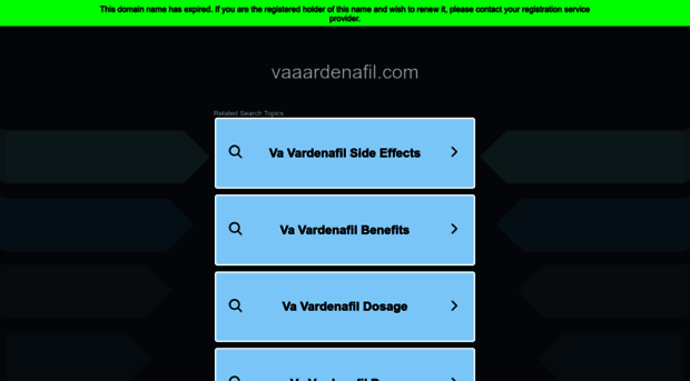 vaaardenafil.com