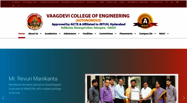 vaagdevi.edu.in