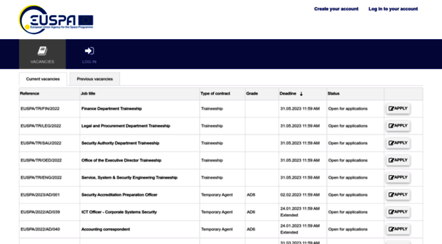 vacancies.euspa.europa.eu