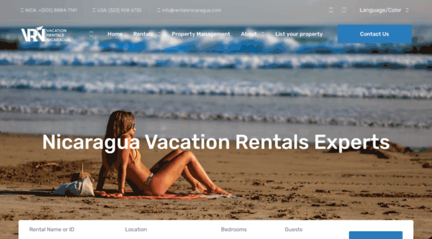 vacationrentalsnicaragua.com