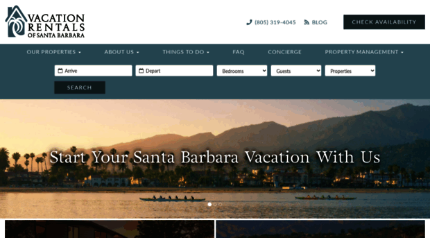 vacationrentalsofsantabarbara.com