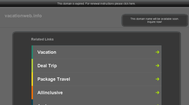 vacationweb.info