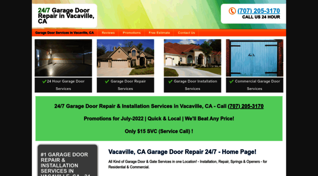 vacavillecagaragedoorrepair.com