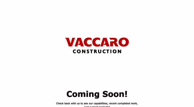 vaccaroconstruction.com