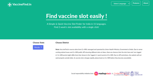 vaccinefind.in