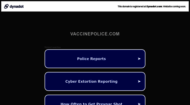 vaccinepolice.com