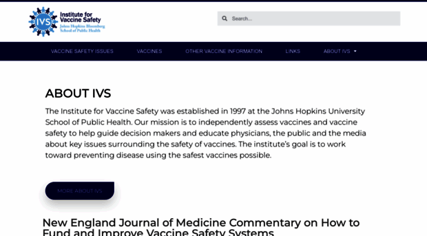 vaccinesafety.edu