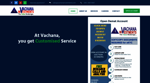 vachanainvestments.com