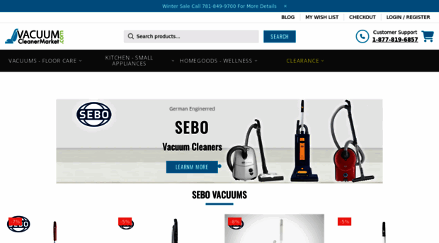 vacuumcleanermarket.com