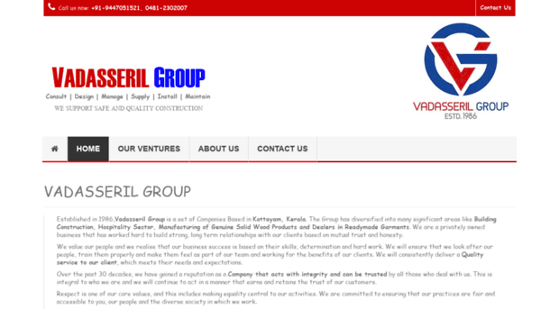 vadasserilgroup.com