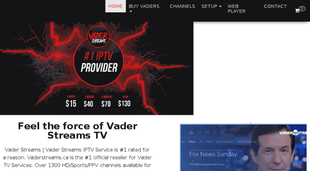 vaderstreams.ca