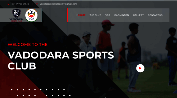 vadodaracricketacademy.com