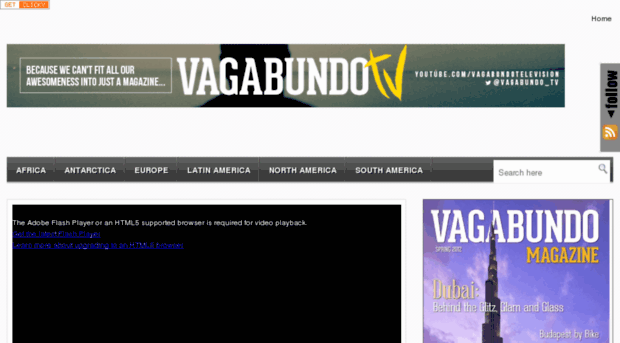 vagabundotelevision.com